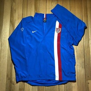 USA soccer windbreaker jacket